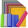 Amzeeniu Heat Transfer Vinyl 33 Pieces 22 Colors HTV 12x10