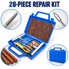 Car Tire Repair Kit 28-Piece – Puncture Repair Tools for