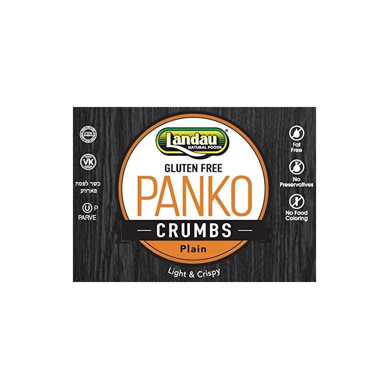 Landau Panko Crumbs"Gluten Free" Kosher For Passover 7 Ounce (Plain)