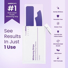 PurelyWHITE | Purple Teeth Whitening Strips