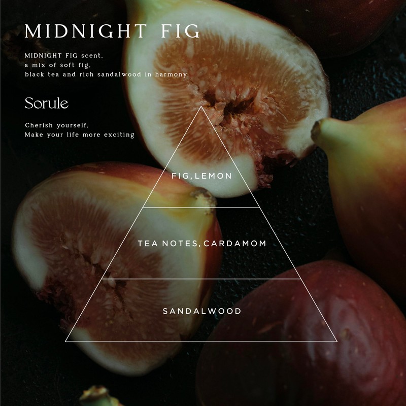 Sorule Solle Sofening Mask/Hair Pack Dry Care In-Bath Midnight Fig