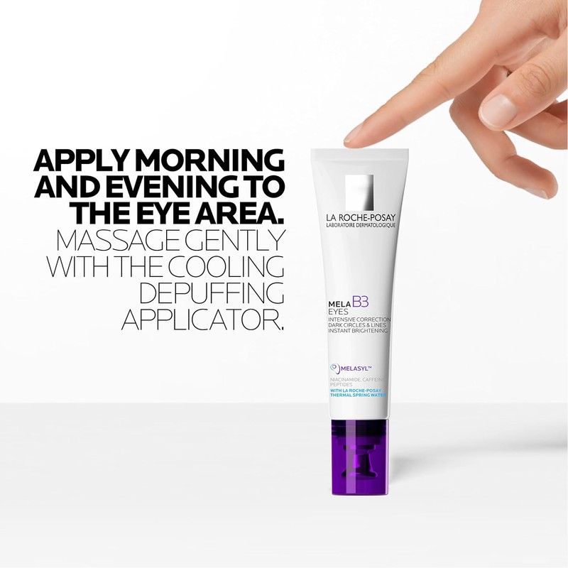 La Roche-Posay MELA B3 Crema contorno de ojos, combate ojeras