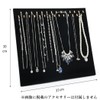 HappyHome Necklace Display Velvet Jewelry Display Holder Stand 37cm x