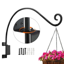 AJART Bird Feeder Hanger for Outside:22-inch Swivel Hanging Plant Hangers Bracket Outdoor for Garden Patio Yard Tree Wall Mount - Hummingbird Feeder Hooks