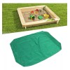 generic Protector Piscina Cuadrado Con Cubierta Caja De Arena Verde