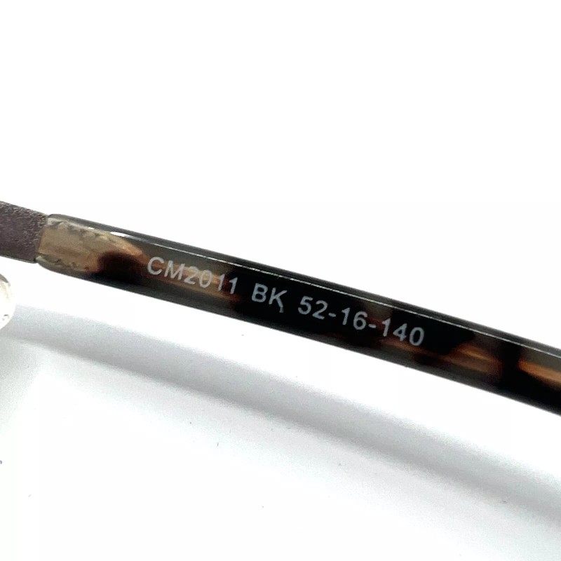 Chelsea Morgan CM 2011 BK Eyeglasses Frames Brown gold Rectangular