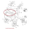 Cross Brace Assembly for Drive RTL10266-T Nitro Rollator Walker (for