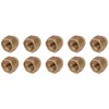 METALLIXITY Acorn Cap Nuts(M4x0.7mm) 15Pcs, Brass Acorn Dome Cap Head