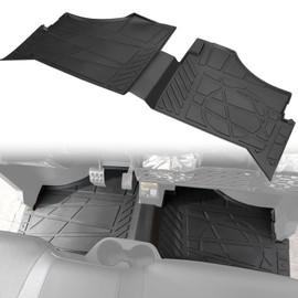 A & UTV PRO Front Floor Mats for Ranger SP 570, UTV Front Row Floor Liners TPE Material All Weather Protection Slush Mats for Polaris Ranger Crew SP 570 2022-2024 Accessories Replace #2889186