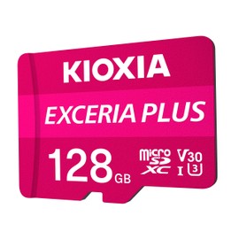 KIOXIA SD MicroSD Card 128GB 100MB/s Kioxia Exceria Plus U3 V30 4K Video Recording