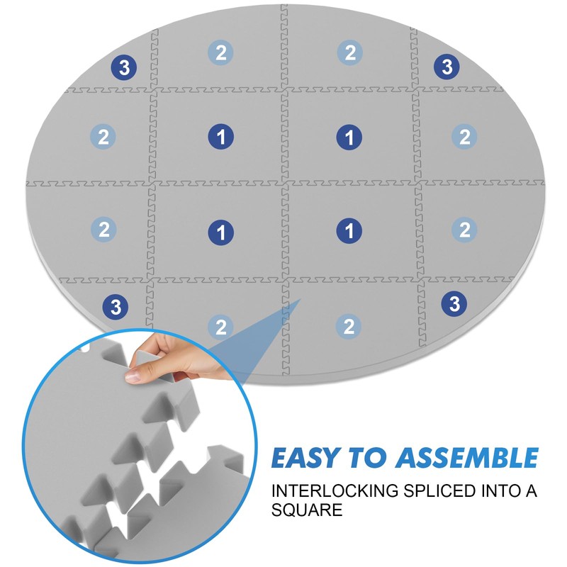 AFFLUENT 77" EVA Hot Tub Mat & Pad for Inflatable