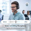 COSMUSIS Bluetooth Trucker Headset with Noise Cancelling Mic