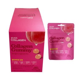 Nutri Evercollagen Collagen Gummies 10-Day Supply (6 Gummies x 1 Pack of 10) 1 Pack / Circle / 에버콜라겐 콜라겐구미10일분 (6구미 x 1포 10개입) 1개 / 써클