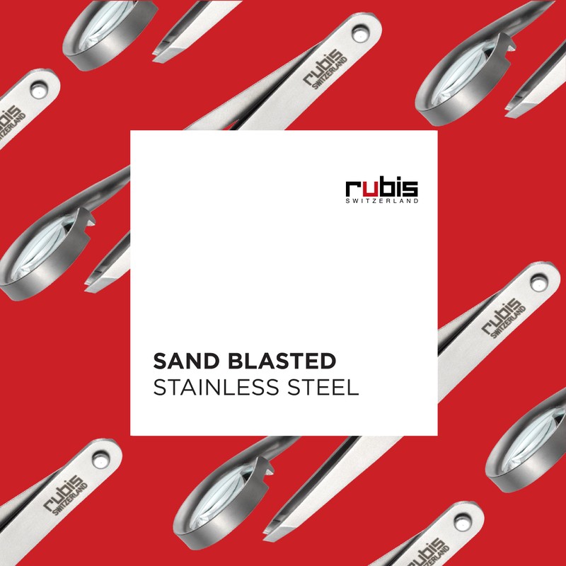 Rubis Tweezers Classic with Magnifier 1K120