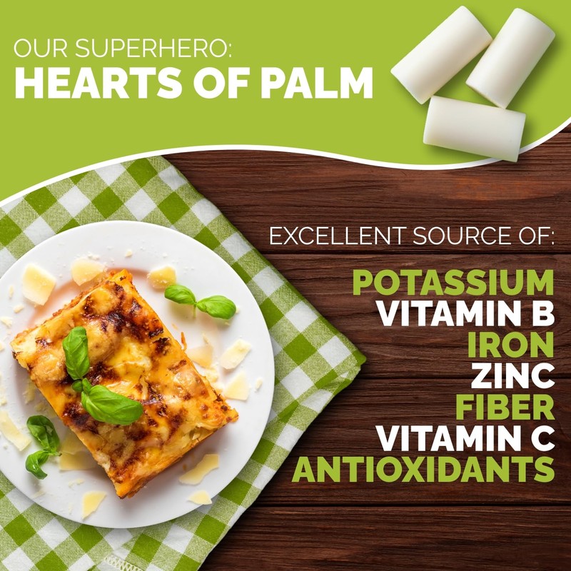 Palmini Lasagna Sheets | Low-Carb, Low-Calorie Hearts of Palm Lasagna