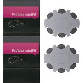 HYCT-Oticon Suministros para audífonos MiniFit Wax Guard Filtros para oticon Accesorios para audífonos para modelos Oticon RITE RIC (2 paquetes)