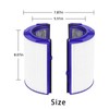 HEPA+Carbon Filter 1-Pack Replacement for Dyson PH01 PH02 PH03 HP06