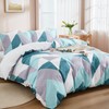 Bedbay Gray and Teal Comforter Set King Size Teal Bedding