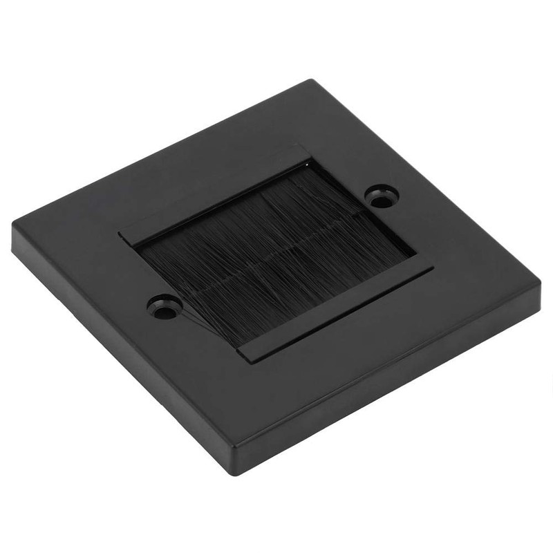Wifehelper Wall Plate, Dust Prevention Brush Cable Wall Plate Port