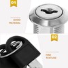 SOLUSTRE Toilet Paper Dispenser Lock and Keys Set Stainless Steel