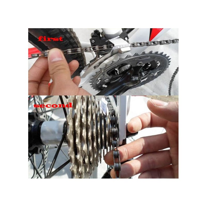 6/7/8/18/21/24 Speed Bike Chain 1/2 x 3/32 Inch,Mountain Road Folding
