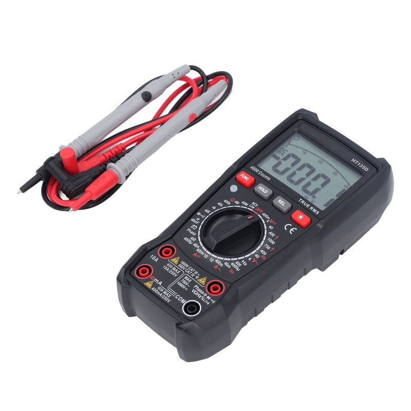 HT135D Digital Multimeter 4000 Counts Electrical Tester for AC DC