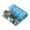 JESSINIE ESP8266 ESP-01 4 Channel 12V WiFi Relay Module 12V