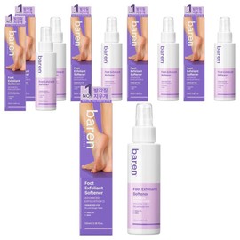 Varen Callus Eraser Foot Softener, 1 pack, 6 pieces, 100ml / 바렌 발각질 지우개 풋 소프트너, 1개입, 6개, 100ml