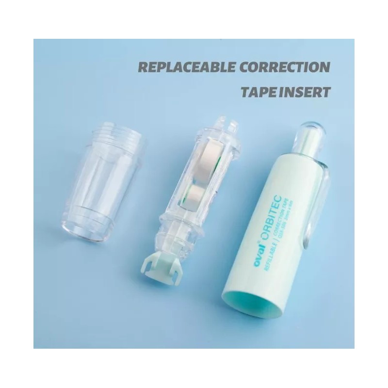 CRIOUFOX Refillable White Out, Retractable White Out Tape, 4 Pcs