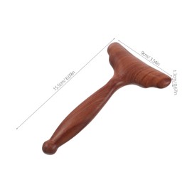 TOVINANNA 2pcs Fan Shaped Gua Sha Tool for Face Wooden Massage Scrapers for Women Men Portable Massager Plate for Home Travel Spa Use Ergonomic Design for Revitalization