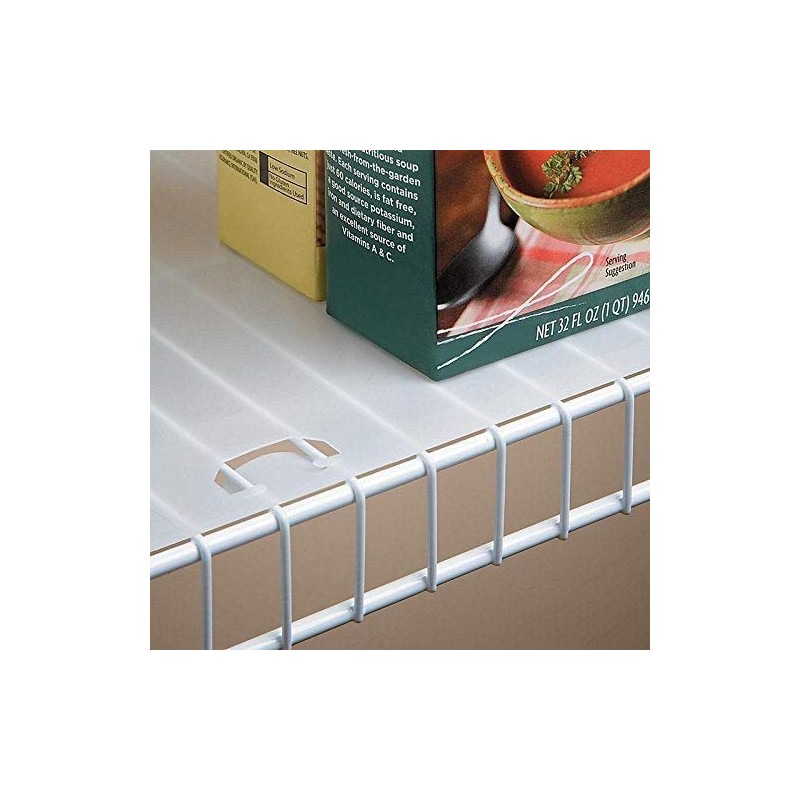 Shelf Liner for 16" Wire Shelving with Locking Tabs -