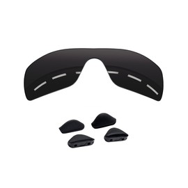 Forobb 1.8MM Polarized Replacement Lenses & Nosepieces for Oakley Ridgeline OO9419 Sunglasses - Carbon Black - Polycarbonate Polarized