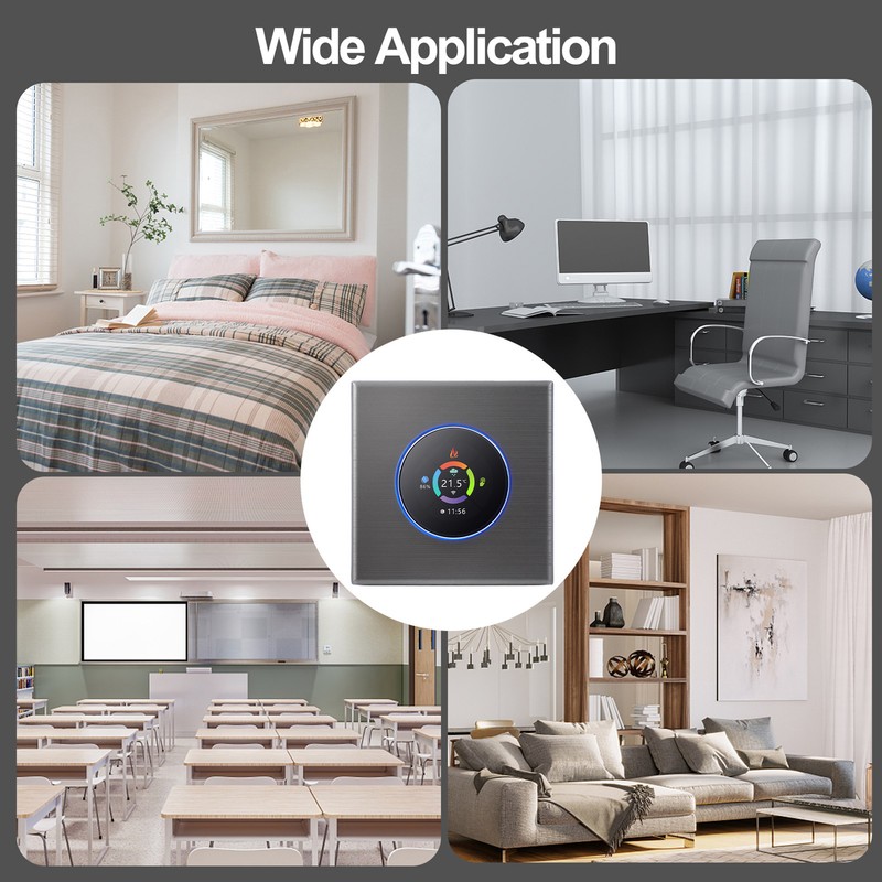 WiFi Smart Thermostat Temperature Controller Weekly Programmable Button Control/ Mobile