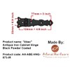 Adonai Hardware Abez Antique Cast Iron Cabinet Hinge (5.6" x
