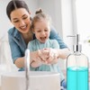 Clear Soap Dispenser with Rust Proof Pump, Waterproof Labels (2