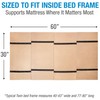 DMI Foldable Box Spring, Bunkie Board, Bed Support Slats for