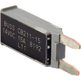 Bussmann CB211-15 Type I ATM Footprint Automotive Circuit Breaker (15 Amp), 1 Pack