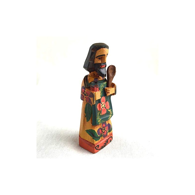 Altiplano Small San Pasqual Kitchen Saint - 5" Tall, Hand