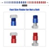 VOBOR Screw & Nut Thread Tester, 26 Pieces Internal/Male Thread