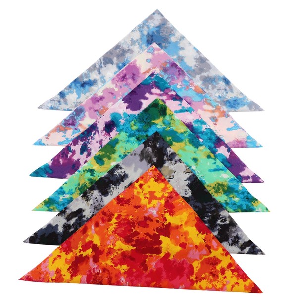 Operitacx Sewing Quilting Printed Fabric 6pcs Cotton Patchwork Squares for