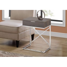 Monarch Specialties ACCENT, END TABLE, NIGHT STAND, TAUPE