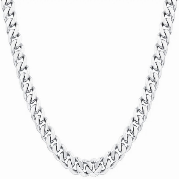 Razzberry Mens 5mm Wide 60cm Length Stainless Steel Chunky Cuban