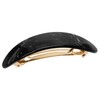 France Luxe Oval Volume Barrette - Nacro Black