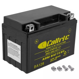 Caltric AGM Battery for Yamaha T-MAX TMAX XP500F XP500G 2015-2016 / 12V 10Ah