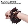 2 Pcs Cacho Seed Rattle Bracelets, Nature Sound African Nut