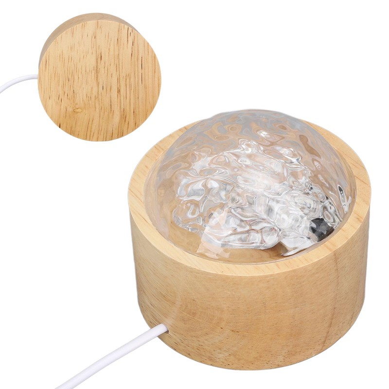 Dynamic Rotating Water Ripple Night Light, Color Changing Crystal Lamp