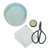 Kikkerland DIY Japanese Flower Arrangement, Mini Ikebana Kit Project, Ceramic