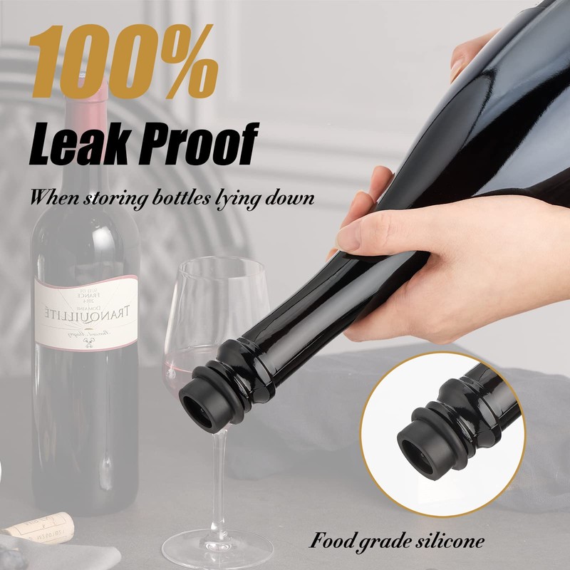 OWO Wine Vacuum Pump and 4 Stopper, Wine Save &