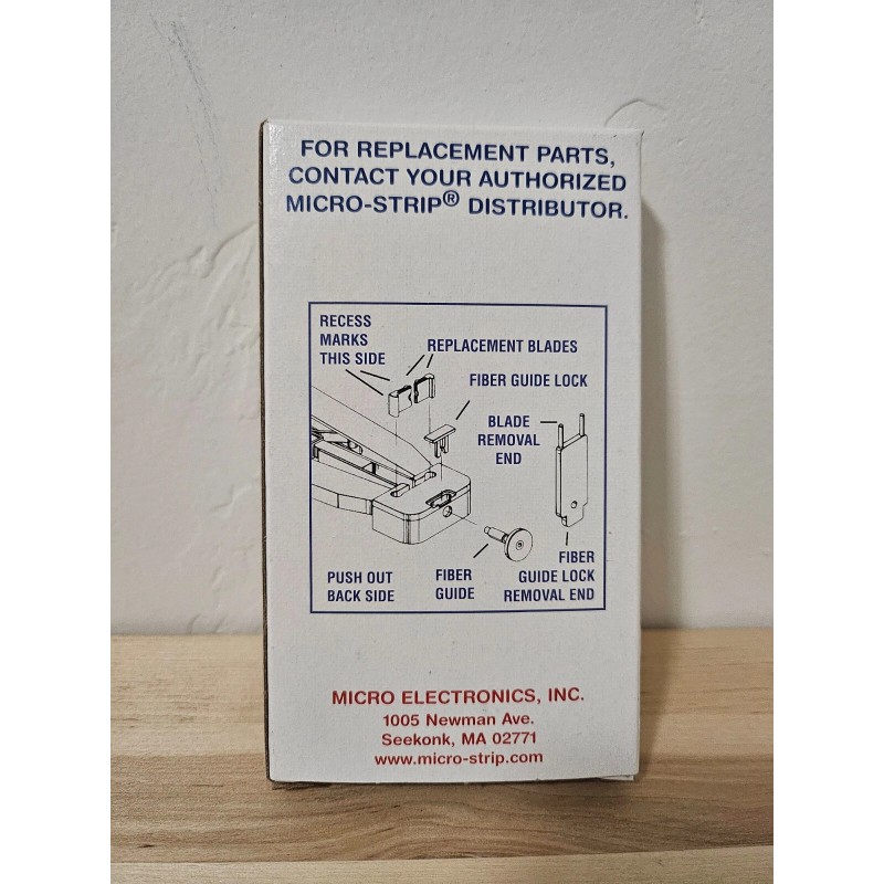 Micro Electronics - Micro-Strip MS-1-FS Fiber Optics Precision Stripper -