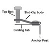 Sinkits Slot-Klips for Undermount Sink Installation - Fits Most Sink